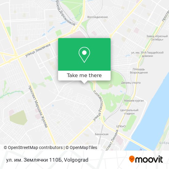 ул. им. Землячки 110Б map