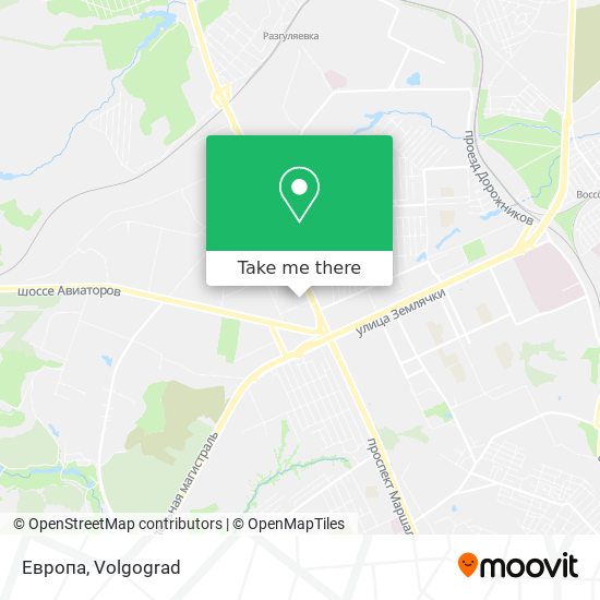 Европа map