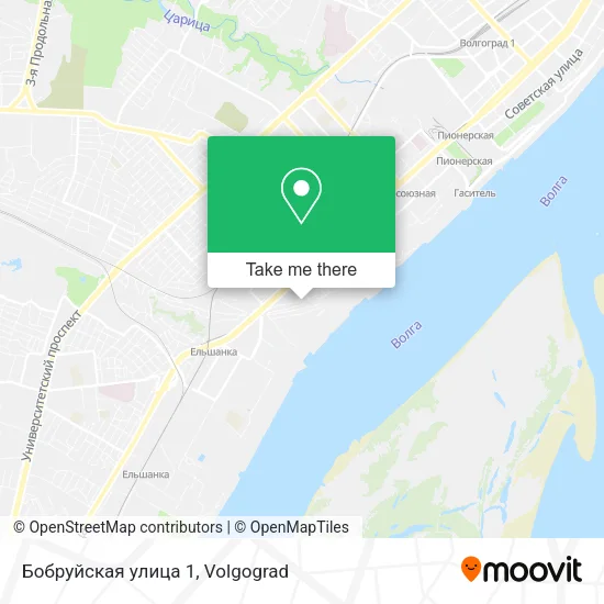 Бобруйская улица 1 map