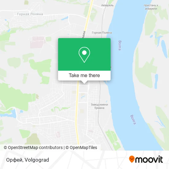 Орфей map