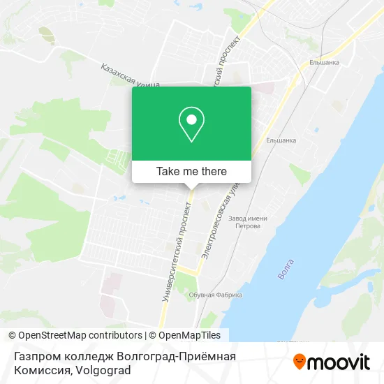 Газпром колледж Волгоград-Приёмная Комиссия map