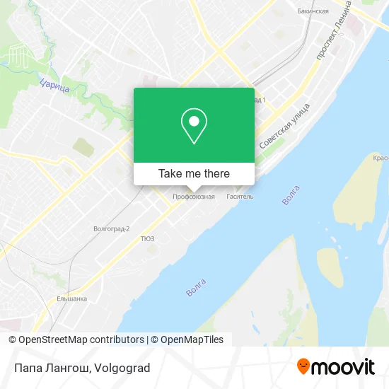 Папа Лангош map