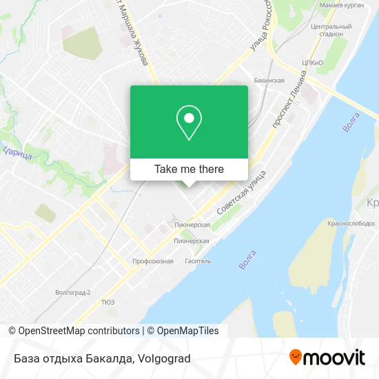 База отдыха Бакалда map