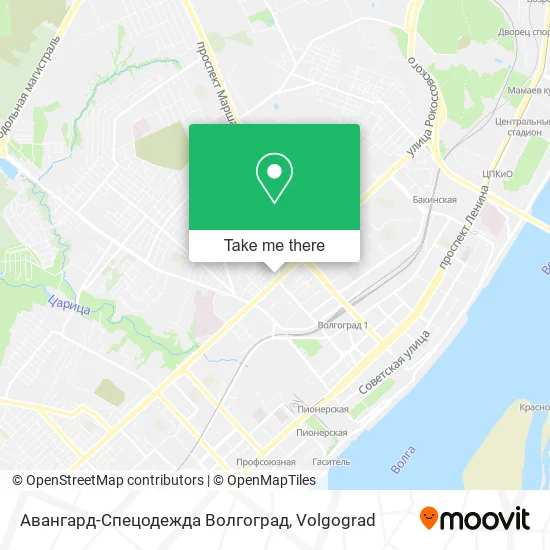 Авангард-Спецодежда Волгоград map