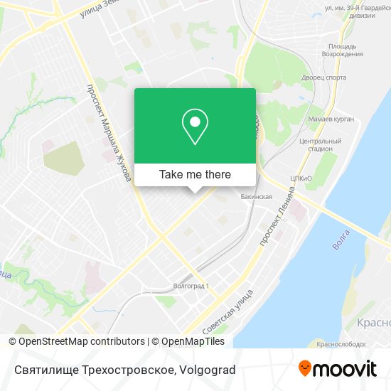 Святилище Трехостровское map