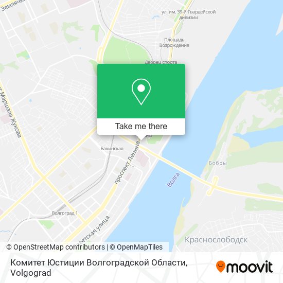 Комитет Юстиции Волгоградской Области map