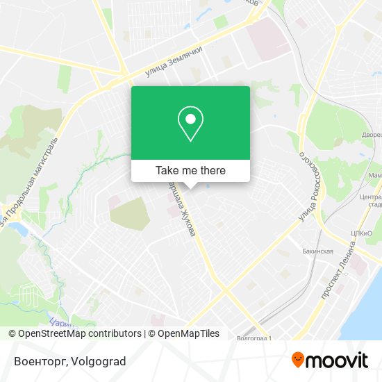 Военторг map