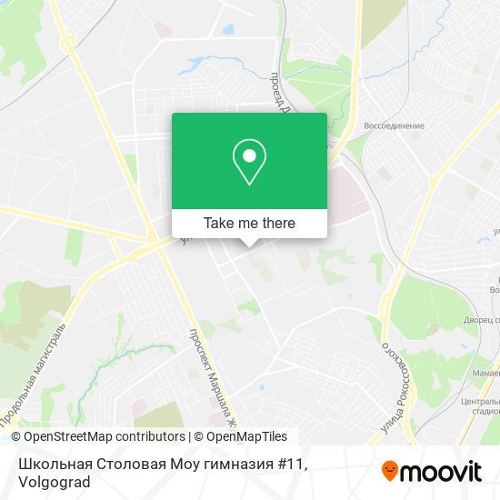 Школьная Столовая Моу гимназия #11 map