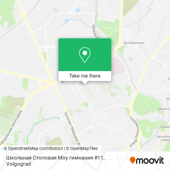 Школьная Столовая Моу гимназия #11 map
