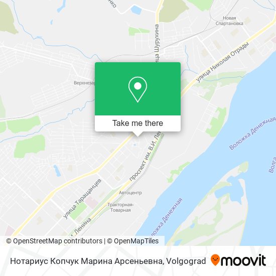 Нотариус Копчук Марина Арсеньевна map