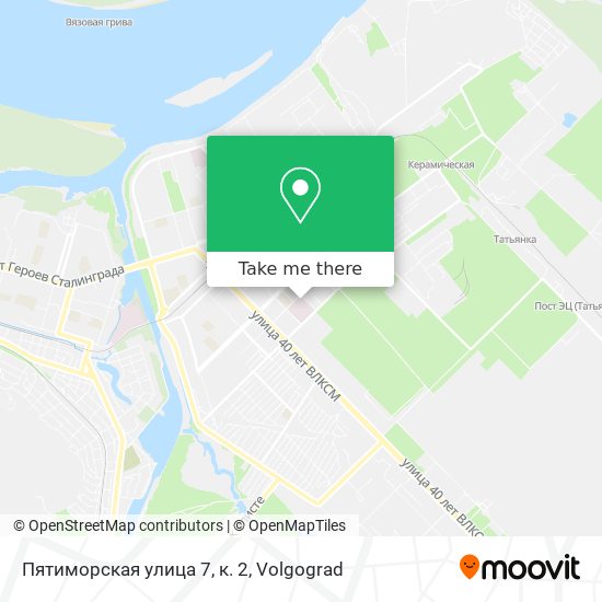Пятиморская улица 7, к. 2 map