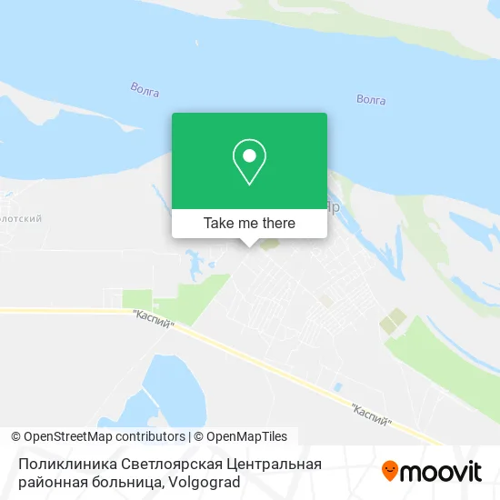 Поликлиника Светлоярская Центральная районная больница map