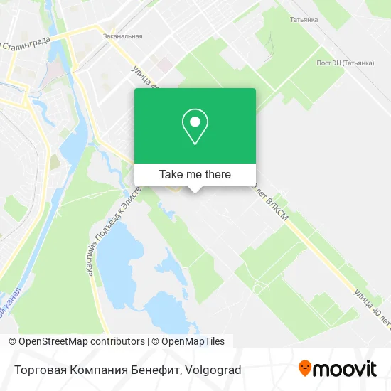 Торговая Компания Бенефит map
