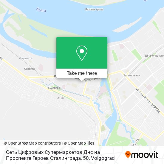 Сеть Цифровых Супермаркетов Днс на Проспекте Героев Сталинграда, 50 map