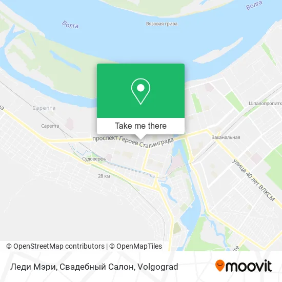 Леди Мэри, Свадебный Салон map