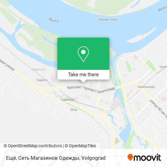 Ещё, Сеть Магазинов Одежды map