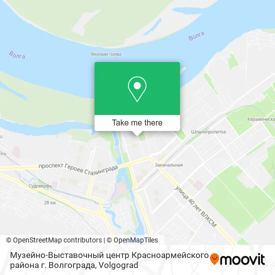 Музейно-Выставочный центр Красноармейского района г. Волгограда map