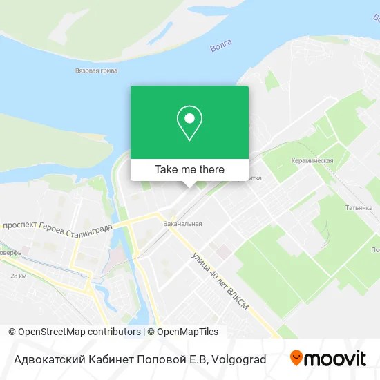 Адвокатский Кабинет Поповой Е.В map
