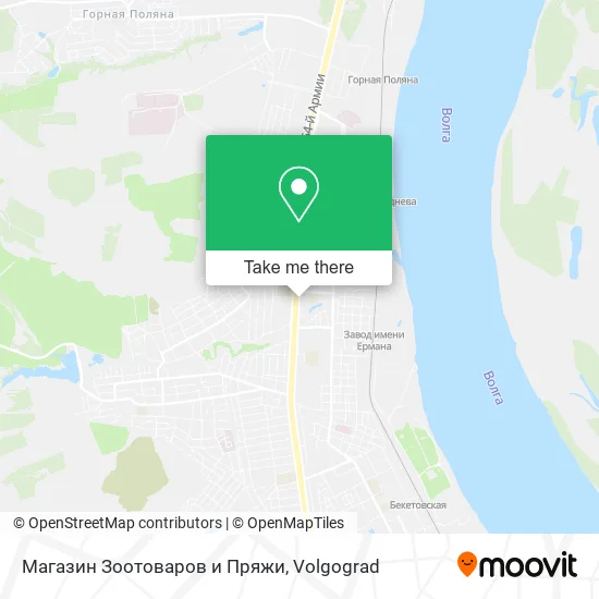 Магазин Зоотоваров и Пряжи map