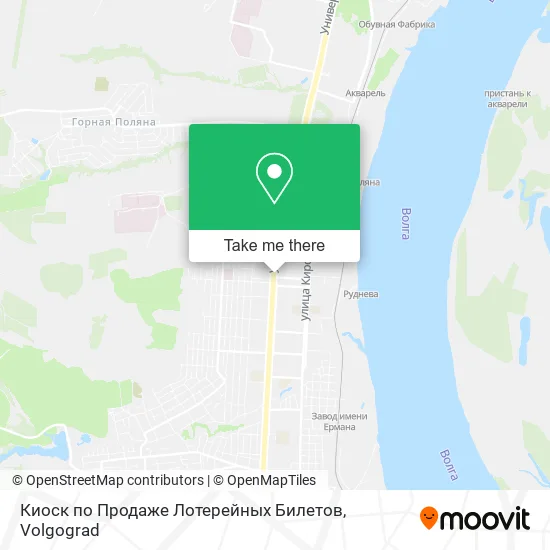 Киоск по Продаже Лотерейных Билетов map