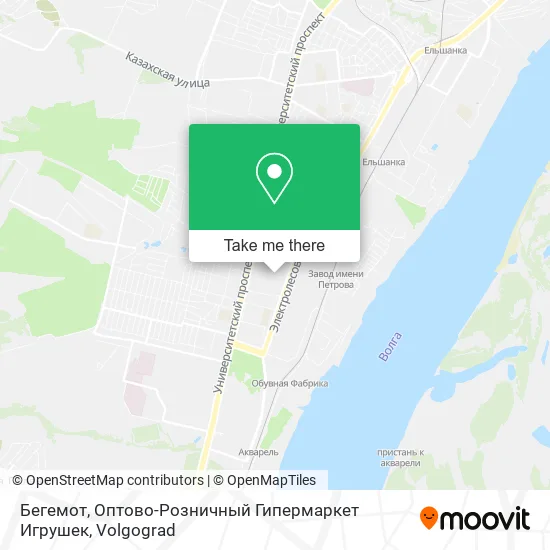 Бегемот, Оптово-Розничный Гипермаркет Игрушек map