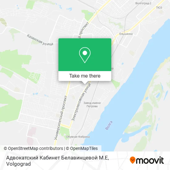 Адвокатский Кабинет Белавинцевой М.Е map