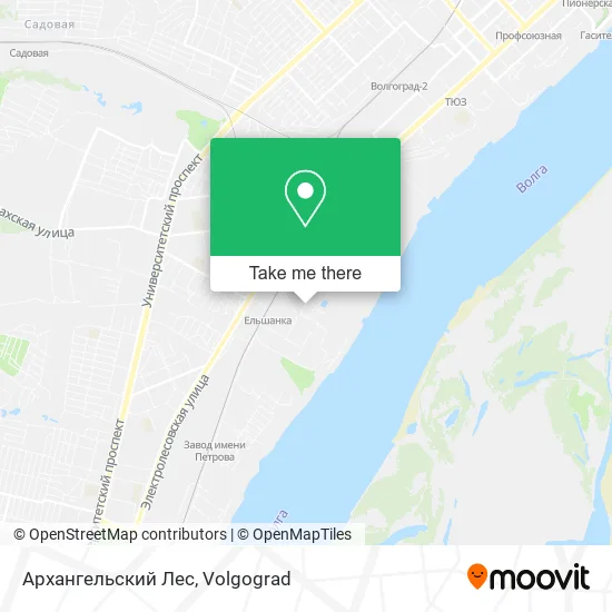 Архангельский Лес map