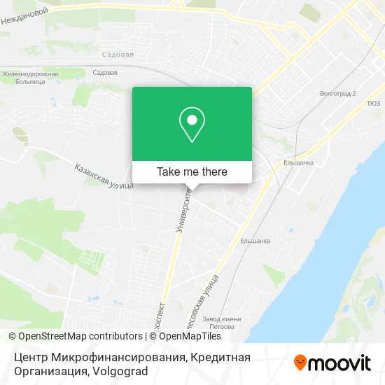 Центр Микрофинансирования, Кредитная Организация map