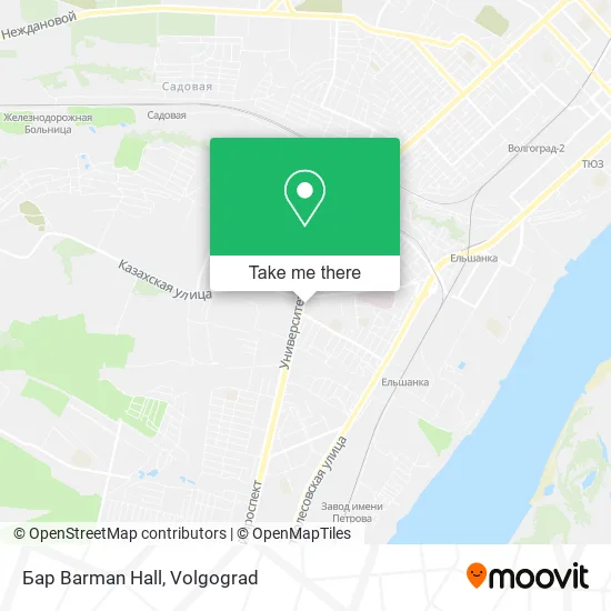 Бар Barman Hall map