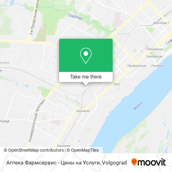 Аптека Фармсервис - Цены на Услуги map