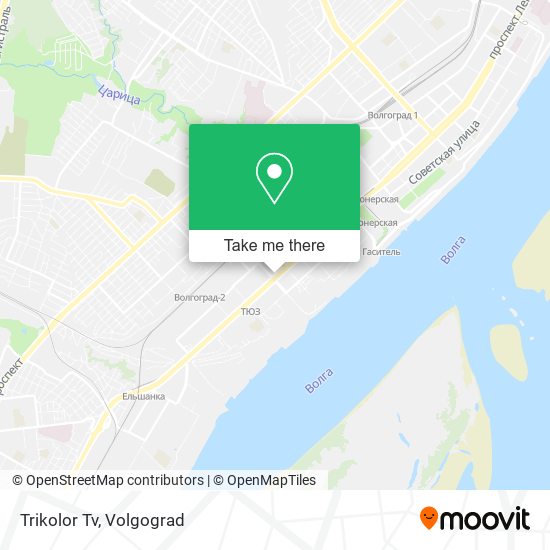 Trikolor Tv map