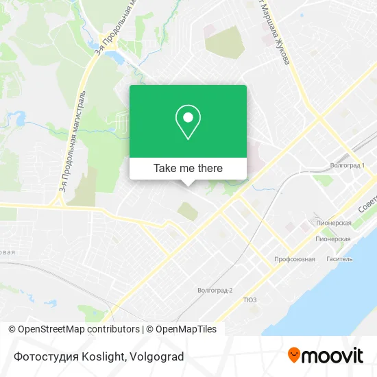 Фотостудия Koslight map