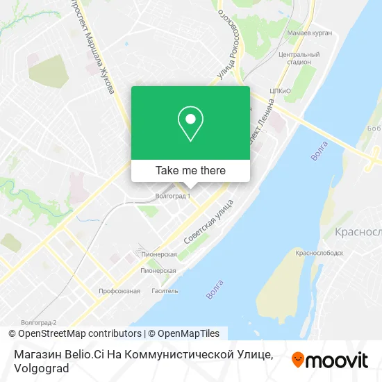 Магазин Belio.Ci На Коммунистической Улице map