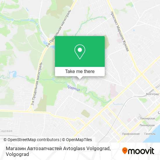 Магазин Автозапчастей Avtoglass Volgograd map