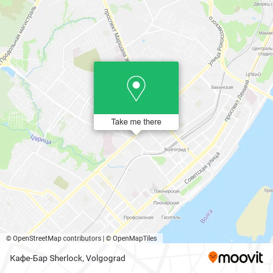 Кафе-Бар Sherlock map