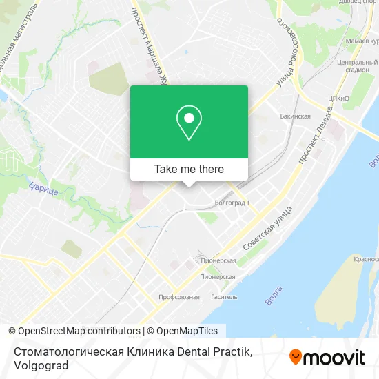 Стоматологическая Клиника Dental Practik map