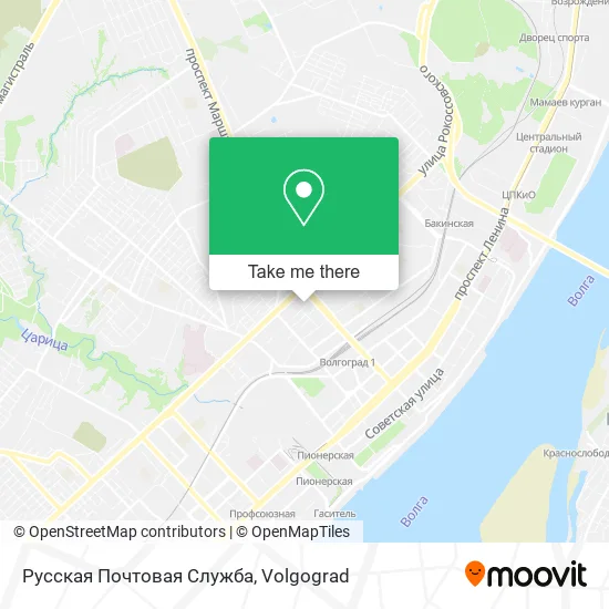 Русская Почтовая Служба map