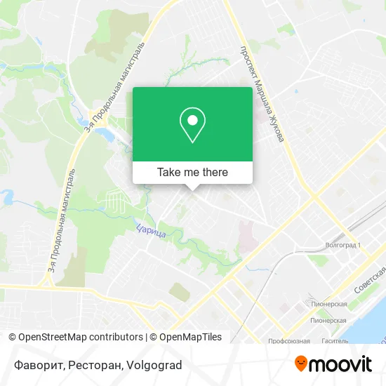 Фаворит, Ресторан map