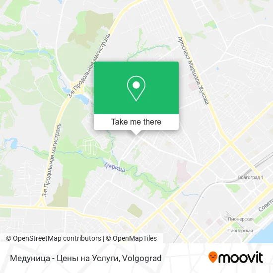 Медуница - Цены на Услуги map