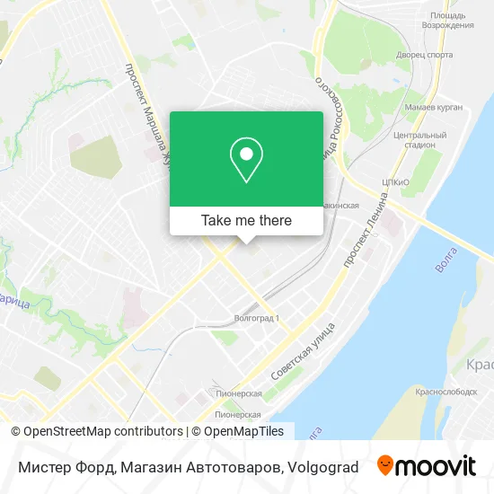 Мистер Форд, Магазин Автотоваров map