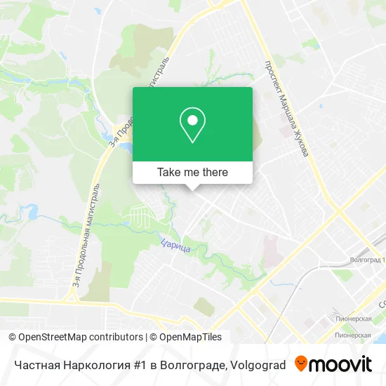 Частная Наркология #1 в Волгограде map