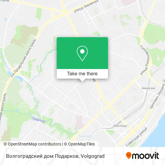 Волгоградский дом Подарков map