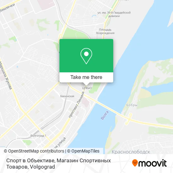 Спорт в Объективе, Магазин Спортивных Товаров map