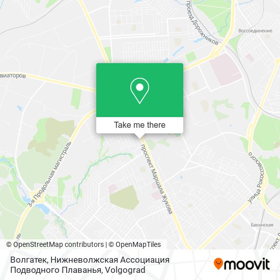 Волгатек, Нижневолжская Ассоциация Подводного Плаванья map