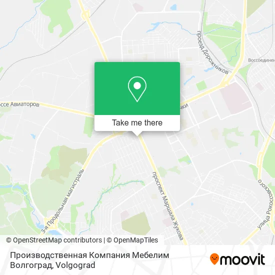 Производственная Компания Мебелим Волгоград map