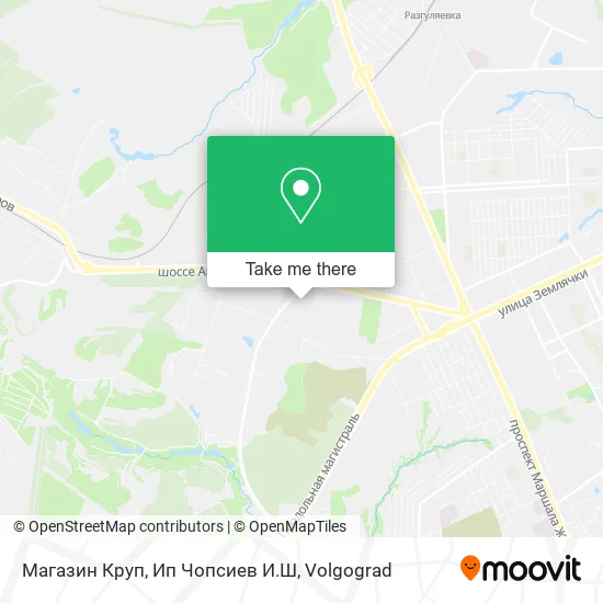 Магазин Круп, Ип Чопсиев И.Ш map