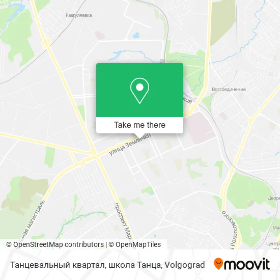 Танцевальный квартал, школа Танца map