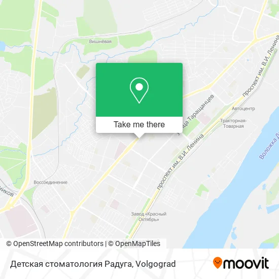 Детская стоматология Радуга map