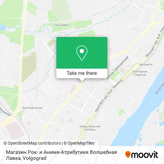 Магазин Рок- и Аниме-Атрибутики Волшебная Лавка map