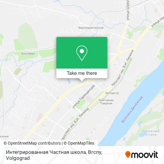 Интегрированная Частная школа, Вгспу map